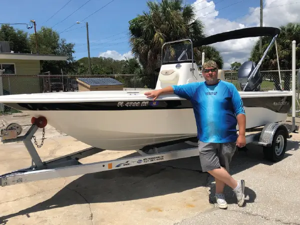 Client With New Boat Flooring
