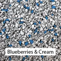 Swatches Blueberries and cream